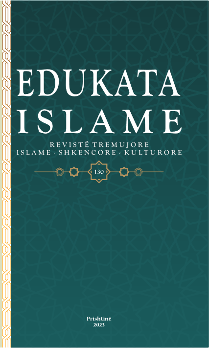 Kopertina e revistës Edukata islame nr 130