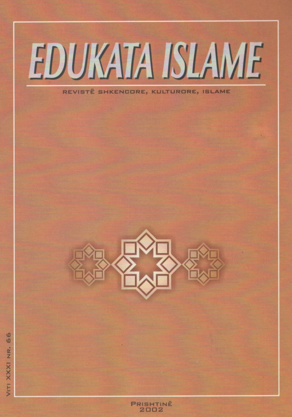 Kopertina e revistës Edukata islame nr 66